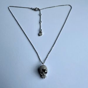 SWAROVSKI Skull Charm Necklace
